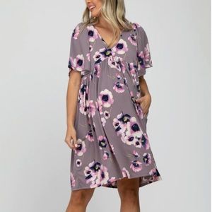 Pink Blush Maternity Dress